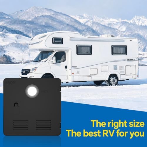 Eyoo RV Water Heater Door Kit, 15x15 Inches Black Panel, Stainless Steel, Compatible with Eyoo Models Only - Image 7