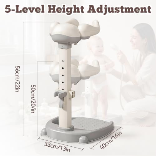 Baby Shower Stand for Babies 6+ Months, 5-Level Adjustable Height - Image 5