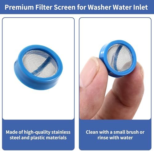 20-Pack Universal Washing Machine Water Inlet Valve Filter Screens - Image 2