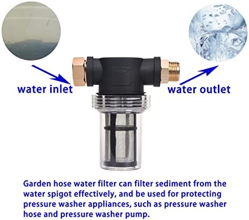 JOEJET Garden Hose Filter, Sediment Filter Attachment - Image 3