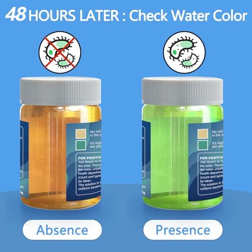 Coliform Bacteria Water Test Kit: 4-Pack Water Bacteria Test Kit Easy At-Home Well Water, Tap, Pool, Spring, Pond, Lake Drinking Water Quality Test - Image 4