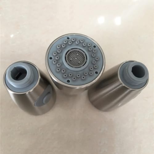 STOBAZA Pull Out Kitchen Faucet Sprayer Nozzle Modes Brushed Texture for Water Saving Easy Installation Replacement for Sink and Basin Taps - Image 2