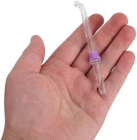 VICASKY 8pcs Oral Irrigator Jet Heads Replacement Tips Water Flosser Nozzle Attachments with Tongue Cleaner Tip Precision Plaque Removal for Water Flossers Stable for Travel Use - Image 4