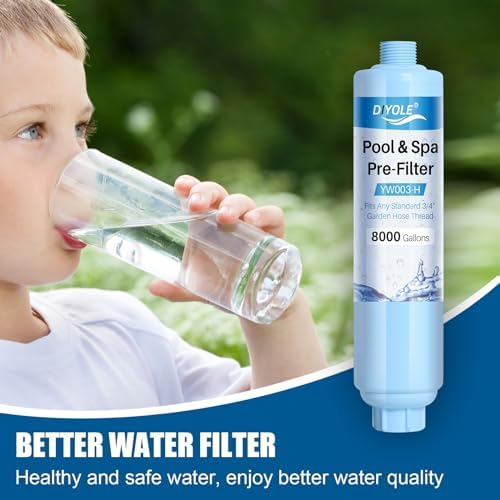 Garden Hose Filter for Filling Pool,Garden Hose Filter for Filling Hot Tub/Spa, Greatly Reduces Sediment, Chlorine, Heavy Metals and Odors, Standard 3/4" Garden Hose Thread (1 pack) - Image 6