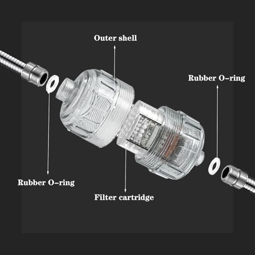 Shower Filter Cartridge，12-Layer Multifunctional High-Efficiency Water， 99% Removal for Hard Water, Chlorine, Dirt, odor and more - Image 3