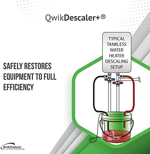 QwikDescaler+ Concentrated Tankless Water Heater Descaler Solution (Kit) - Image 5