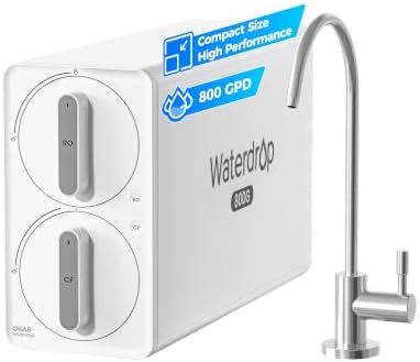 Waterdrop G6A8 Compact Alkaline Mineral Reverse Osmosis System, 800 GPD by Waterdrop