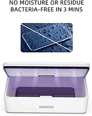 UV Light Sanitizer Box, UVC Phone Sanitizer Box for Smartphone,Jewellery and Household Items - Image 7