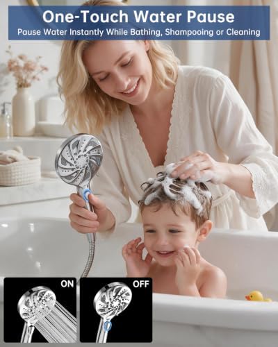 Filtered Shower Head with Handheld Combo, High Pressure Showerhead,Magnetic - Image 6