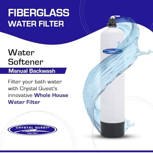Crystal Quest Whole House Inline Water Filter | for Commercial & Industrial Use | Fiberglass | Smart Filtration | Manual Backwash - Image 2