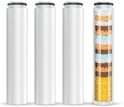 4 Pack Water Filter Compatible with Cobbe Handheld Shower Head. by Molgoc