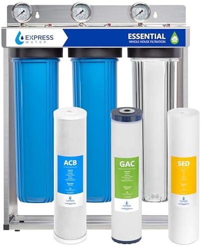 Express Water Whole Home Water Filter System, Essential Protection, 3-Stage by ExpressWater