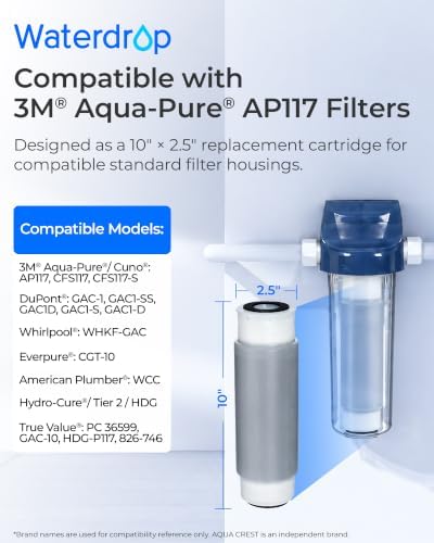 Waterdrop AP117 Water Filter for 3M® Aqua-Pure AP117 Drinking Water System - Image 2