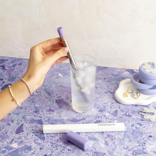 LifeStraw Sip – Reusable Stainless Steel Water Filter Drinking Straw - Image 4
