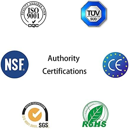 ESHIONG NSF Certified 1/4" O.D. Push to Connect Fittings for RO (Reverse Osmosis) Water Filter（with Shut-Off T Valve）18 pcs+30 feet 1/4" Water tubing. - Image 3