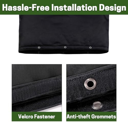 Backflow Preventer Insulated Cover, Pressure Vacuum Breaker Cover with 6 Layers Thick Fabric, Sprinkler Valve Insulation Pouch for Winter Freeze Protection, Water Well Pump Covers, 24×30 IN - Image 4