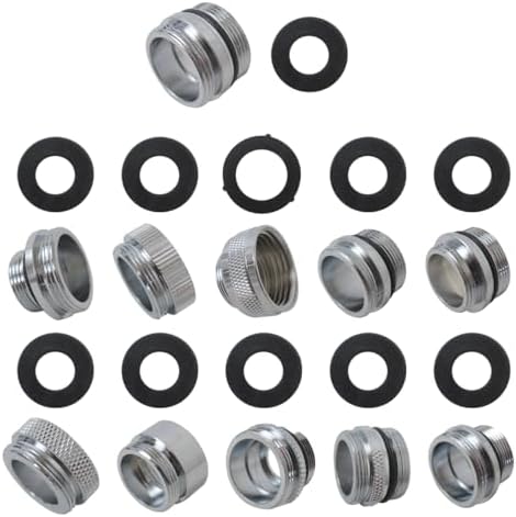 Upgraded 11-Pieces Faucet Adapter Kit Male Female Sink Faucet Adapter Includes Common Male and Female Sizes, Compatible with Removable Aerator Faucets - Image 3