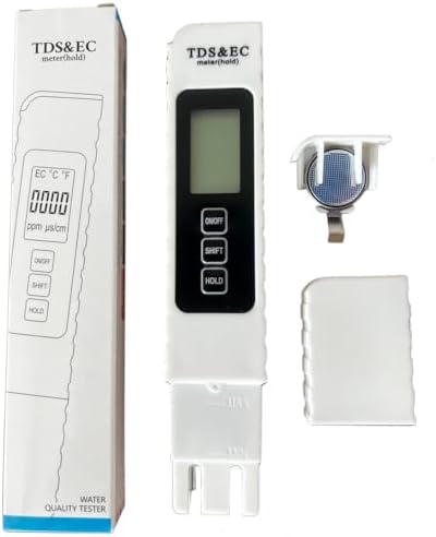 2025 New Digital Water Quality Tester, 4-in-1 TDS EC Temperature (°C/°F) Meter, 0-9990ppm Range, for Drinking Water, Aquariums, RO/DI Systems Battery Included - Image 5