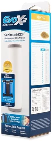 Camco EVO 5-Micron Water Filter Replacement Cartridge - Significantly Reduces Sediment, Taste, Odor and Chlorine - Prolongs Your Carbon Block Filter (40637) - Image 6