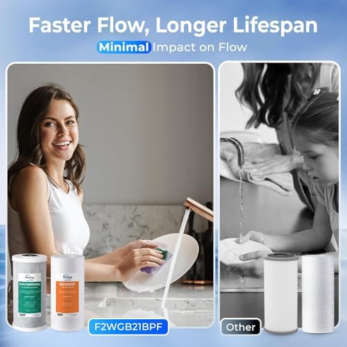iSpring F2WGB21BPF 2-Stage Whole House Water Filter Set for WGB21B-PF - Image 6