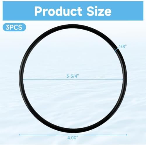 3 Pack O-Ring Gasket Seal O-Ring Replacement Compatible with Culligan WH-S200-C WH-S200-C 3WH-STD-S01 HDG2VS4 Replace#: OR-150 - Image 2