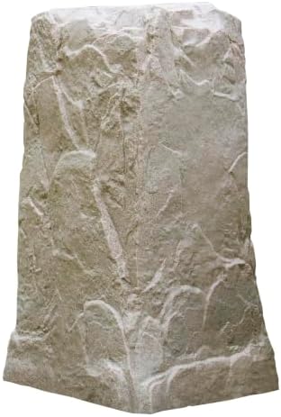 EMSCO Landscape Rock Cover, Sandstone, Monolith, Lightweight Fake Rock for Concealing Well Heads, Standpipes & Utility Fixtures by EmscoGroup
