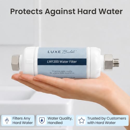 LUXE Bidet 4-in-1 Filtration Water Filter, 3/8" x 3/8", 3-Pack - Image 5