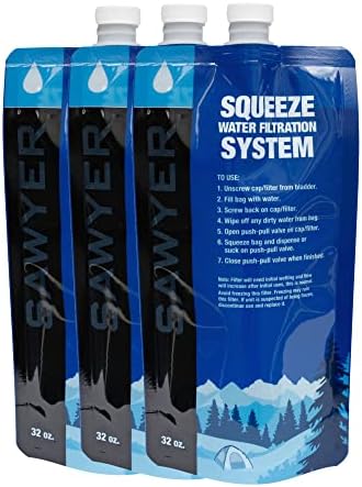 Sawyer Products Squeezable Pouches for Squeeze Water Filtration System by SawyerProducts