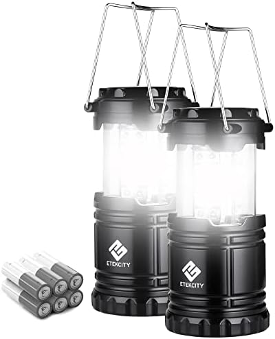 Etekcity 2 Pack LED Camping Lantern Flashlights and Potable Aqua 2 Pack 50 Count Water Purification Tablets for Camping and Emergency Preparedness - Image 2