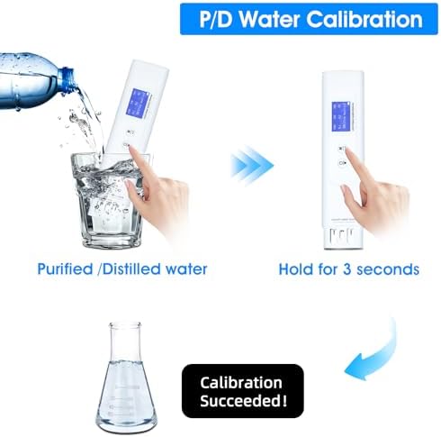 Water Tester, TDS Tester 6 in 1 Professional Digital Water Quality, COD/TOC/TDS/UV275/EC/Temp for Drinking, Tap, Well, Swimming Pool,Hydroponics, Aquarium, RO/DI System - Image 5