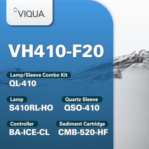 Viqua VH410-F20 UV Home Water Treatment System, Stainless Steel, 18 GPM - Image 4