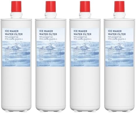 Manitowoc K00338/K00337 Arctic Pure Ice Maker Water Filter Compatible with Manitowoc AR-10000 Ice Maker, Pack of 4 by Unknown