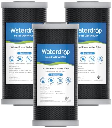 Waterdrop Whole House CTO Carbon Sediment Filter for GE® FXHTC, 5 Micron by Waterdrop
