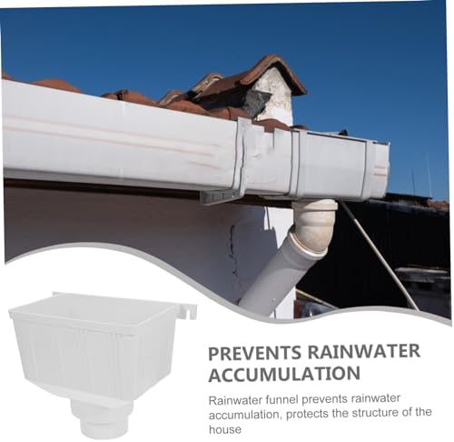 PVC Rain Gutter Downspout Diverter for Rain Barrel Water Collection - Image 3
