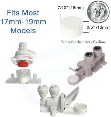 Replacement Pads - THREE PACK, US Company! Support American businesses! For Mechanical Leak Detectors/Water Stop Valves - For Under Sink Reverse Osmosis and Water Filtration Systems. (18mm) - Image 2