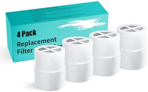 Shower Head Filter Replacement Compatible with Jolie, Mist&aguacero,4-Pack by Unknown