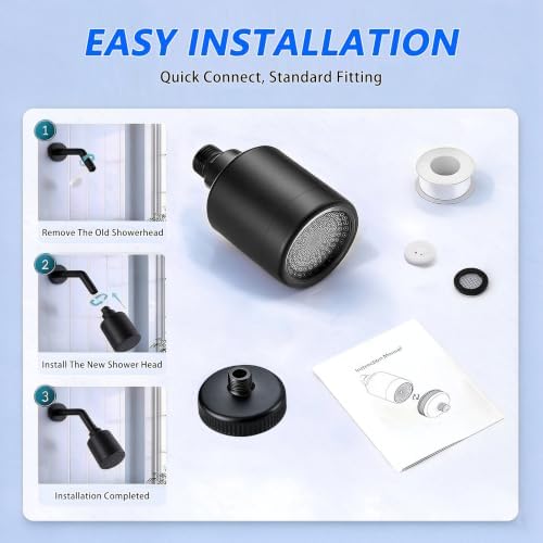 2 in 1 Shower Filter and Filtered Shower Head for Hard Water - Image 7