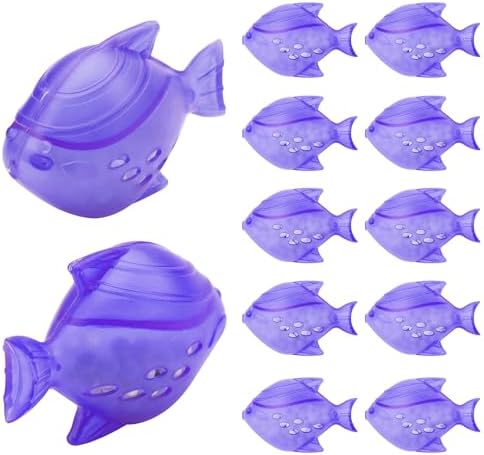 Humidifier Cleaning Fish, Tank Cleaner for Most Humidifiers, 12 PCS, Purple by Funmit
