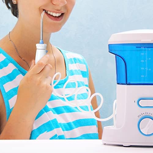 BBTO Oral Hygiene Accessories Standard Water Hose Plastic Handle with Water Flosser Replacement Jet Tip, Compatible with Waterpik Oral Irrigator WP-100 WP-300 WP-660 WP-900 (4 Pieces) - Image 7