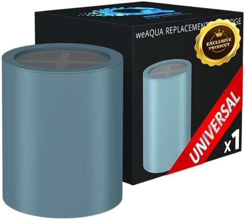weAQUA Shower Filter Replacement Cartridge 1-Pack – Fits Standard Housings by weAQUA