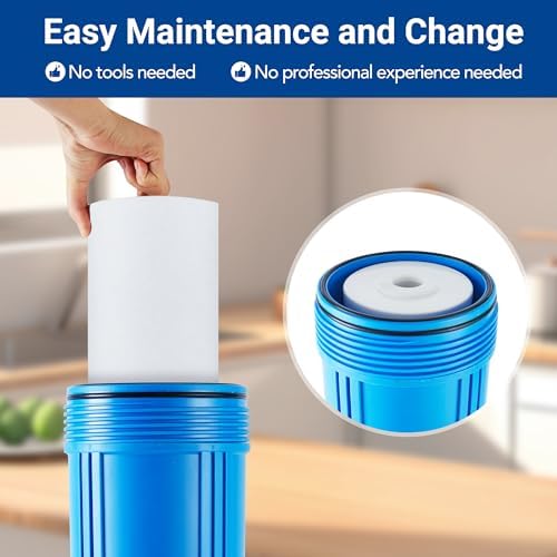 Replacement Filter Cartridges Set, PP, ACF（Activated Carbon Fiber）, Fit for WF3-03 Whole House Water Filter (PP, ACF) - Image 7