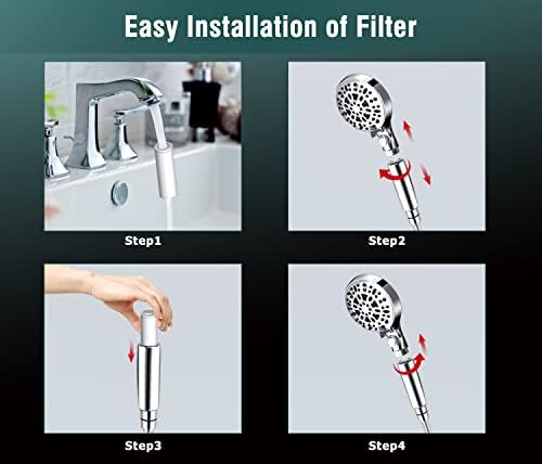 INAVAMZ 2 Pack Replacement Shower Filter Cartridge - Image 4