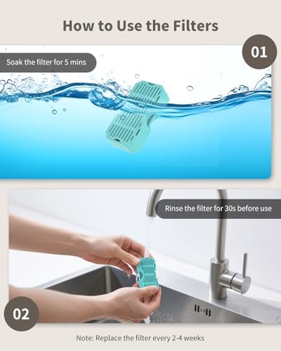Cat Water Fountain Filters Replacement, 12+12 Pack - Image 4