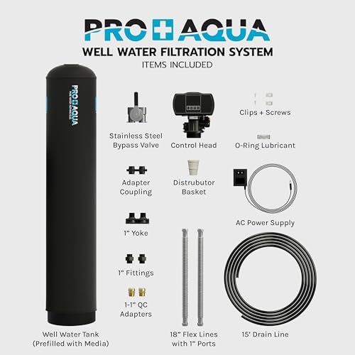 PRO+AQUA Heavy Duty Whole House Well Water Filter System - Image 2