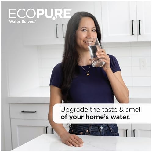 EcoPure EPINL30 5-Year In-Line Refrigerator Water Filter – Universal Fit for Most Fridges, Ice Makers, RVs & Boats – Reduces Chlorine Taste & Odor – Easy DIY Install with 1/4" Fittings - Image 3