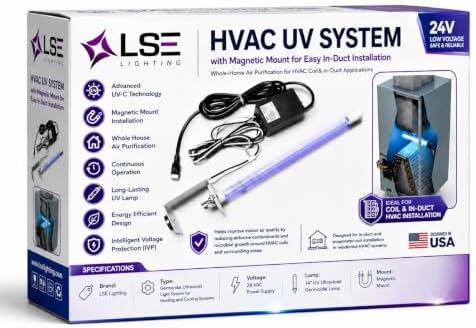 LSE Lighting 24V 14-Inch HVAC UV-C Light Kit, 18W for AC Air Systems by LSE+Lighting%C2%AE