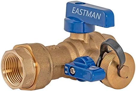 Eastman Tankless Water Heater Service Valve Kit, 3/4 Inch FNPT Union x 3/4 Inch Sweat Service Valves, Brass Plumbing Fitting, 60205 - Image 5