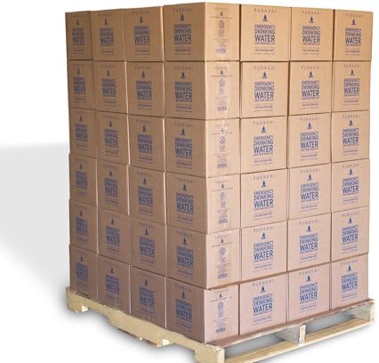 Ready Harvest – Puravai Emergency Drinking Water | 12-Pack (1L Bottles) | 20-Year Shelf Life | Emergency Water Supply (1 Pallet (792 Bottles)) by ReadyHarvest