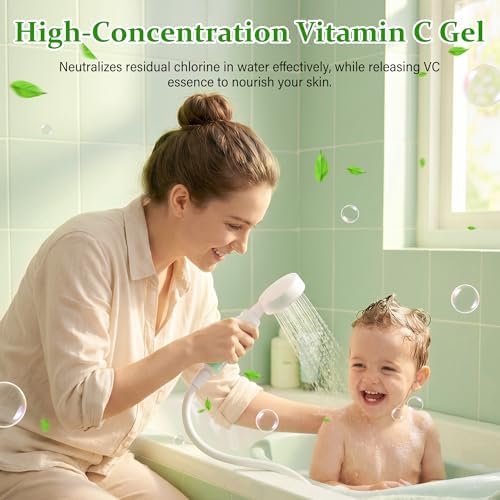 Aromatherapy Shower Head with Handheld – Filtered High Pressure Spa Shower for Softer Skin & Hair, Hard Water Filter with Woody Cedar Scent (forest) - Image 6