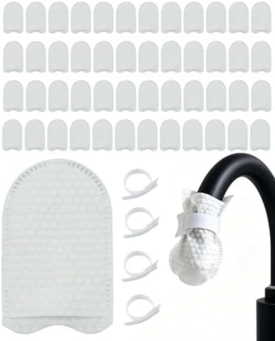 50 Packs Faucet Filter Cotton Pouch Kit,Universal Replaceable by Unknown